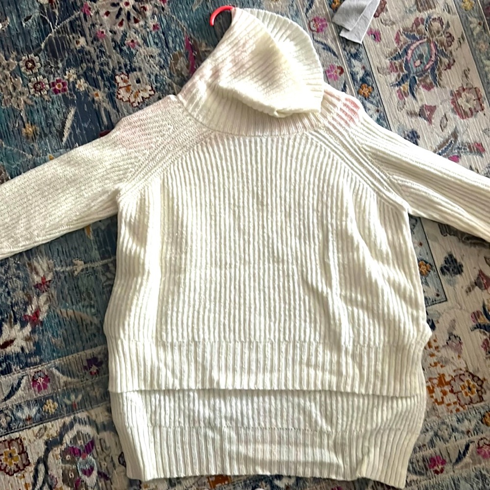 Express white sweater tunic